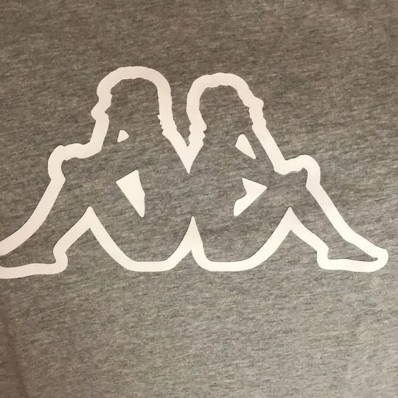 Kappa Logo Cromok T-shirt Grey Medium Melange - Picture 5 of 7